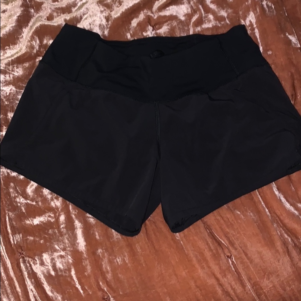 Lulu black speed up shorts